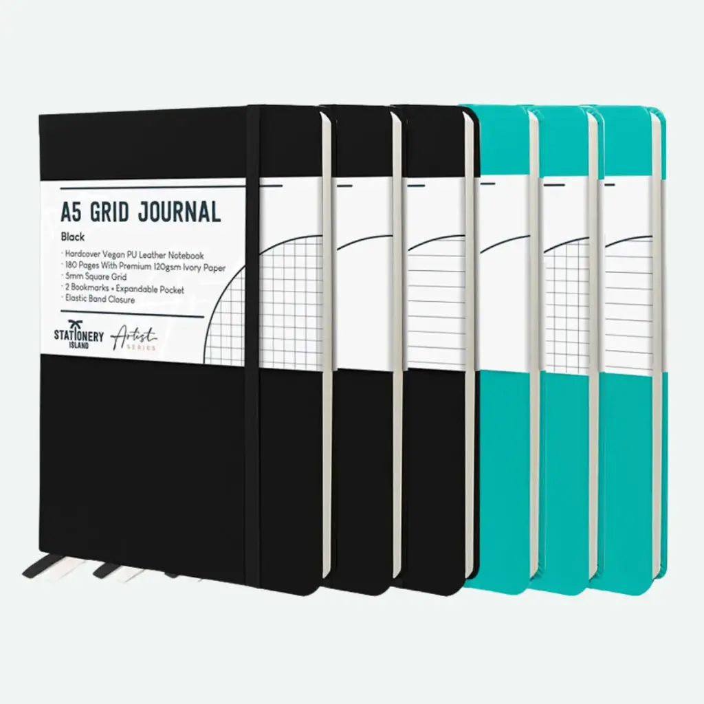 硬殼美術日記本（A5尺寸，120頁）